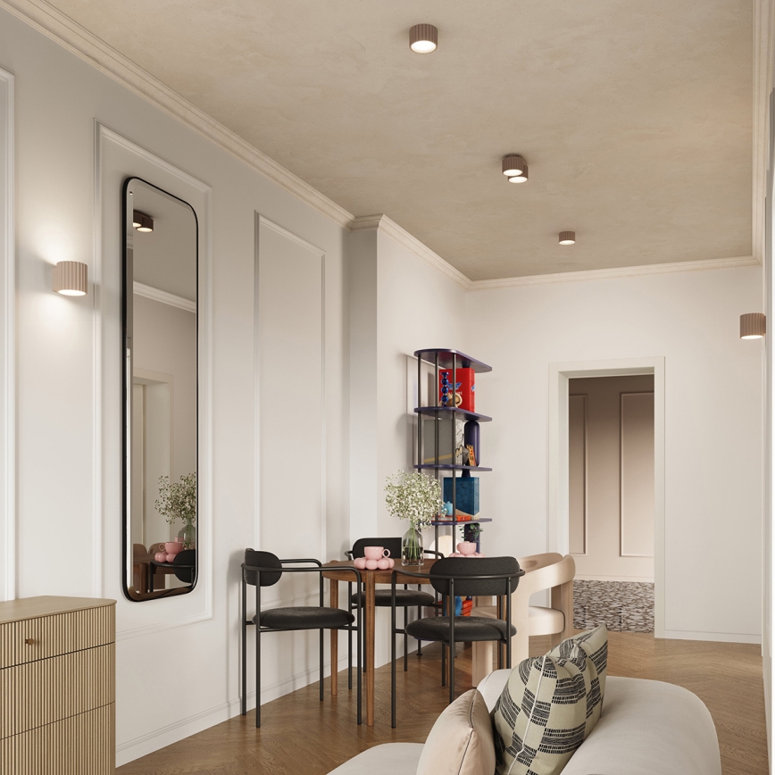 Foco orientable AURA 2xGX53/10W/230V taupe