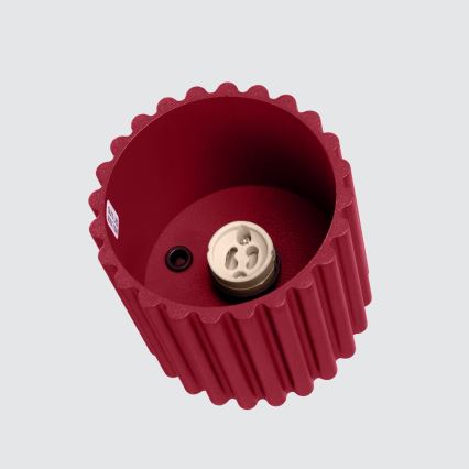 Foco AURA 1xGU10/10W/230V 10 cm rojo