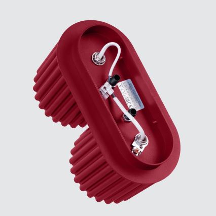 Lámpara de focos AURA 2xGU10/10W/230V roja