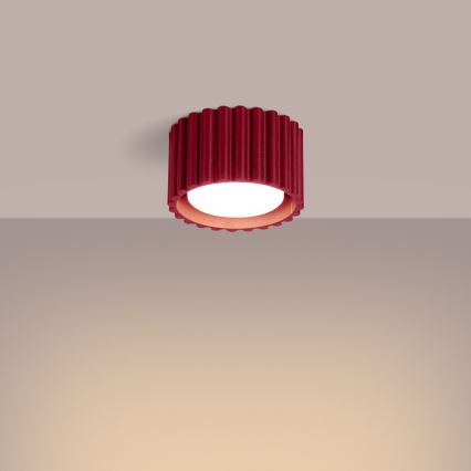 Foco AURA 1xGX53/10W/230V 6 cm rojo