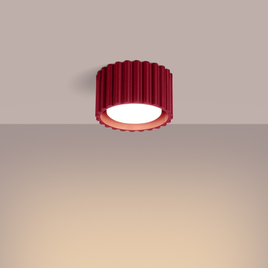 Foco AURA 1xGX53/10W/230V 6 cm rojo
