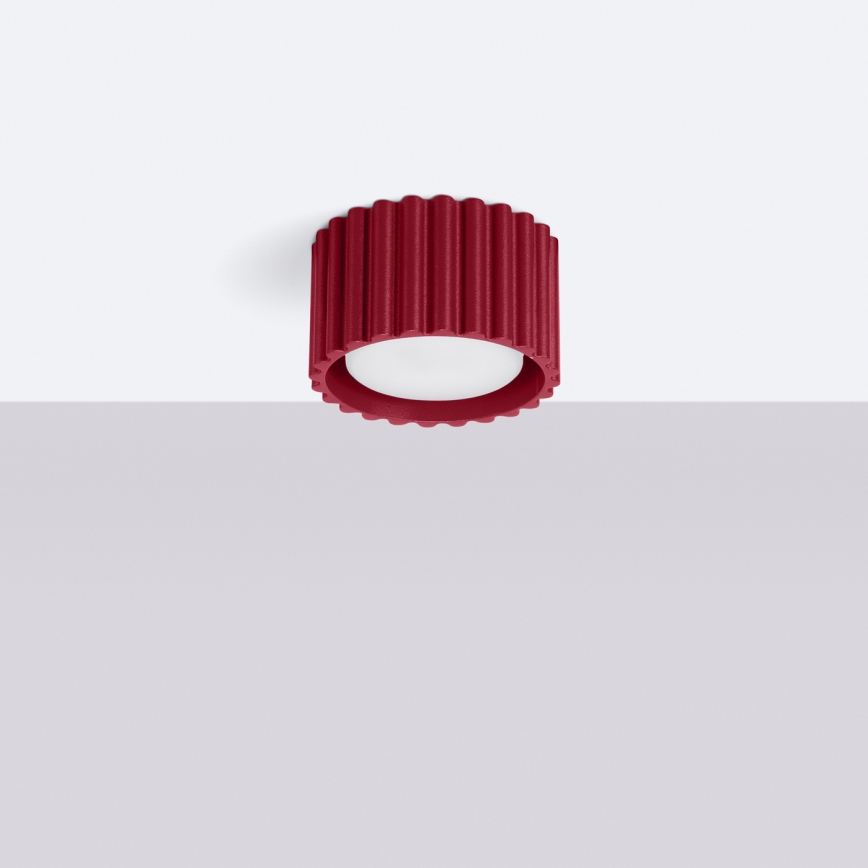 Foco AURA 1xGX53/10W/230V 6 cm rojo