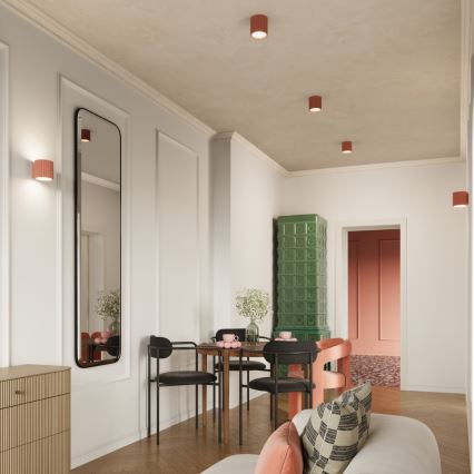 Aplique de pared AURA 1xG9/10W/230V rosa