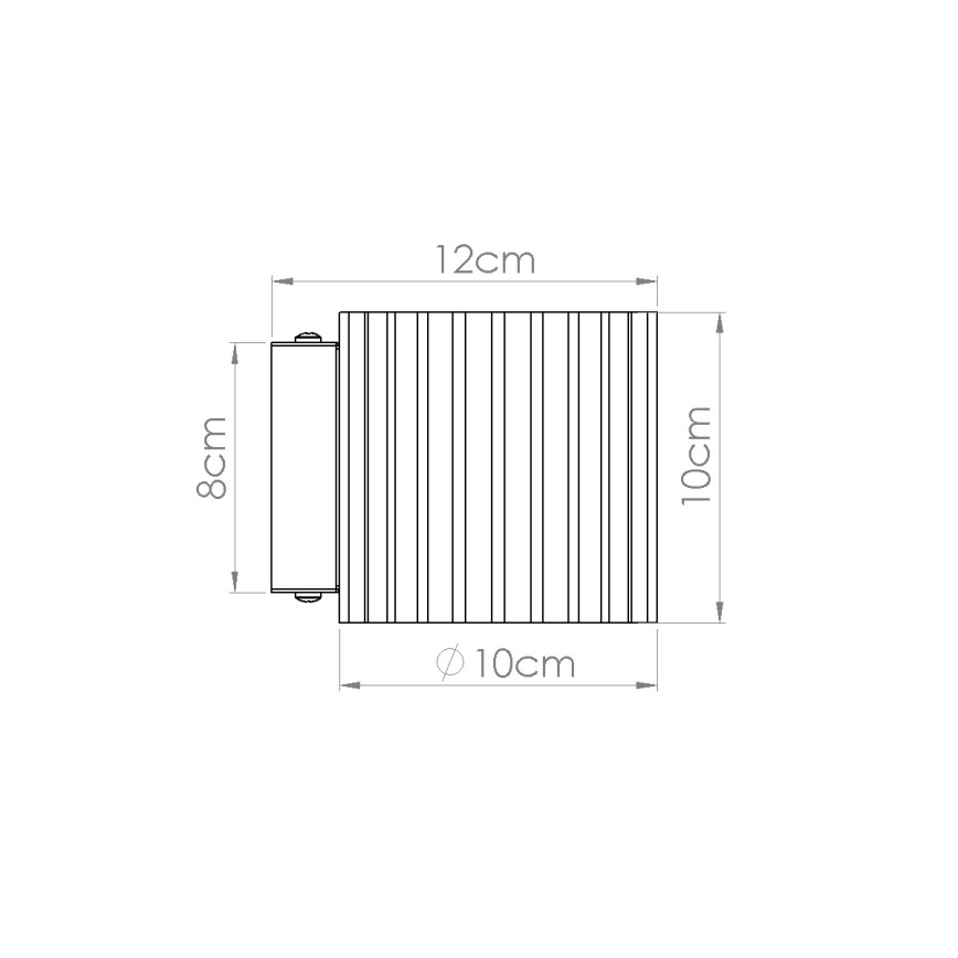 Aplique de pared AURA 1xG9/10W/230V rosa