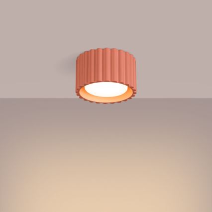 Foco AURA 1xGX53/10W/230V 6 cm rosa