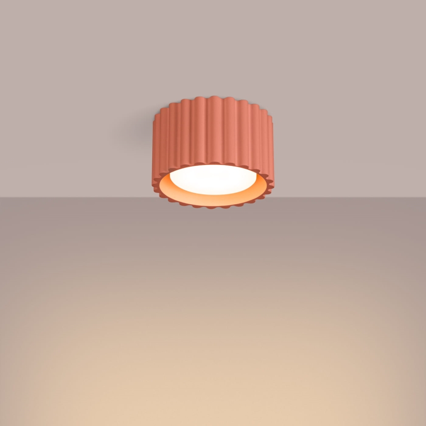 Foco AURA 1xGX53/10W/230V 6 cm rosa