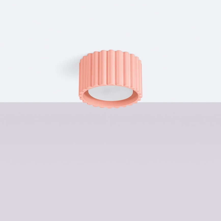 Foco AURA 1xGX53/10W/230V 6 cm rosa