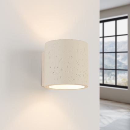 Foco de pared ORBIS 1xG9/8W/230V hormigón/crema