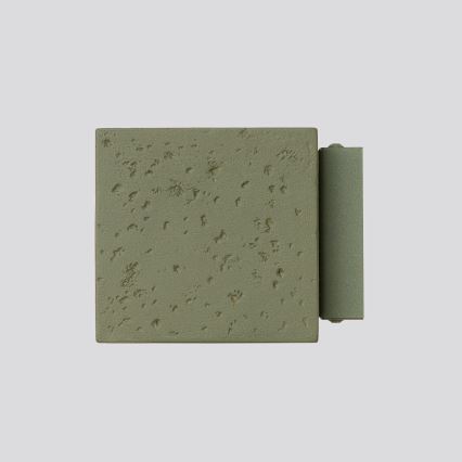 Aplique de pared orientable QUAD 1xG9/8W/230V hormigón/verde