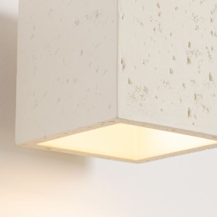 Aplique de pared tipo spot QUAD 1xG9/8W/230V hormigón/crema