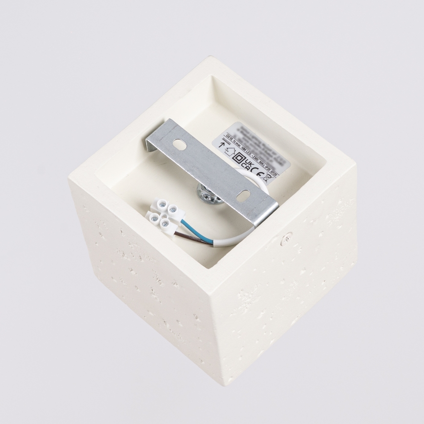 Foco QUAD 1xGU10/10W/230V hormigón/crema