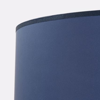 Lámpara colgante con cable NEVIA 1xE27/15W/230V Ø 40 cm azul