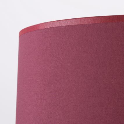 Lámpara colgante con cable NEVIA 1xE27/15W/230V Ø 40 cm roja