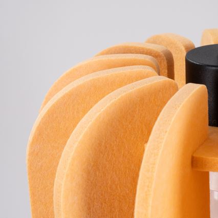 Lámpara colgante con cable MULA 1xE27/15W/230V, Ø 27 cm, color amarillo