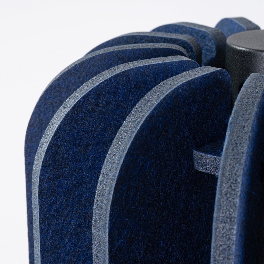 Lámpara colgante con cable MULA 1xE27/15W/230V Ø 27 cm azul