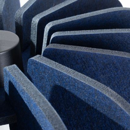 Lámpara colgante con cable MULA 1xE27/15W/230V diámetro 45 cm azul