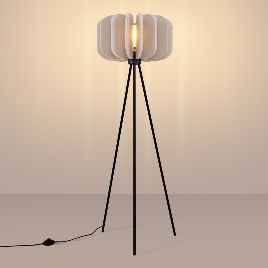 Lámpara de pie MULA 1xE27/15W/230V color crema