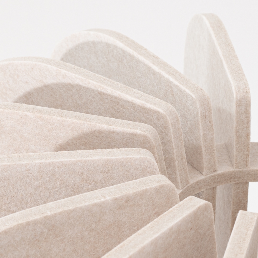 Lámpara de pie MULA 1xE27/15W/230V color crema