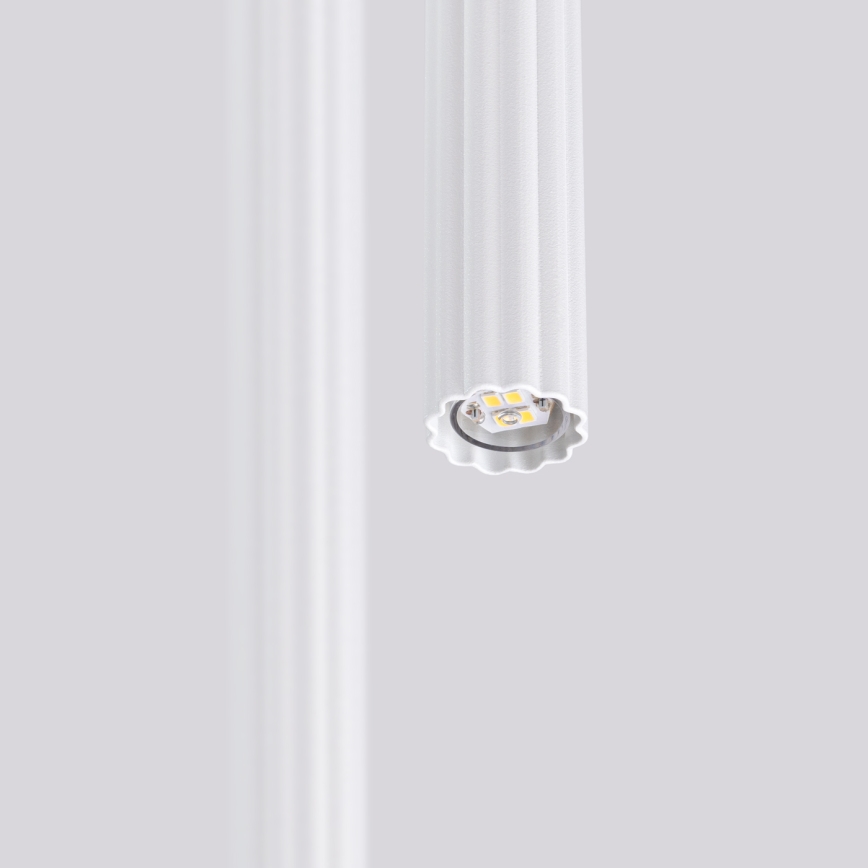 Lámpara colgante con cable ARCHE 2xG9/8W/230V blanca