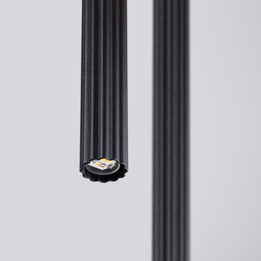 Lámpara colgante con cable ARCHE 2xG9/8W/230V negra