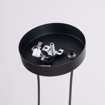 Lámpara colgante con cable ARCHE 2xG9/8W/230V negra