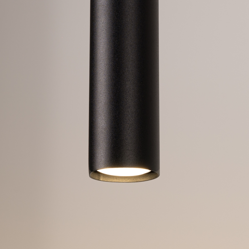 Lámpara colgante con cable LAGOS 2xGU10/10W/230V negra