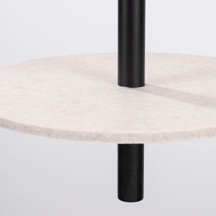 Lámpara colgante con cable FELTRO 1xG9/8W/230V negra/crema