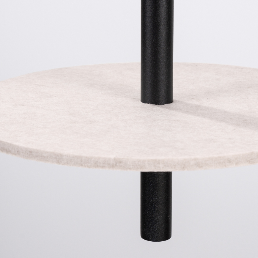 Lámpara colgante con cable FELTRO 1xG9/8W/230V negra/crema