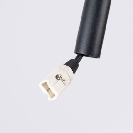Lámpara colgante con cable FELTRO 1xG9/8W/230V negra/crema