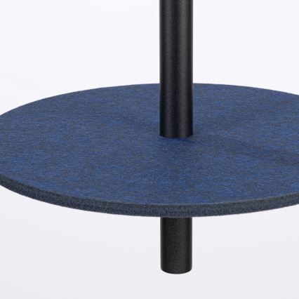 Lámpara colgante con cable FELTRO 1xG9/8W/230V negro/azul