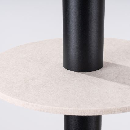 Lámpara colgante en cable PELTA 1xGU10/10W/230V negra/crema