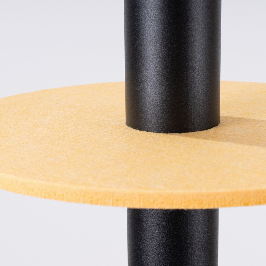 Lámpara colgante con cable PELTA 1xGU10/10W/230V negro/amarillo