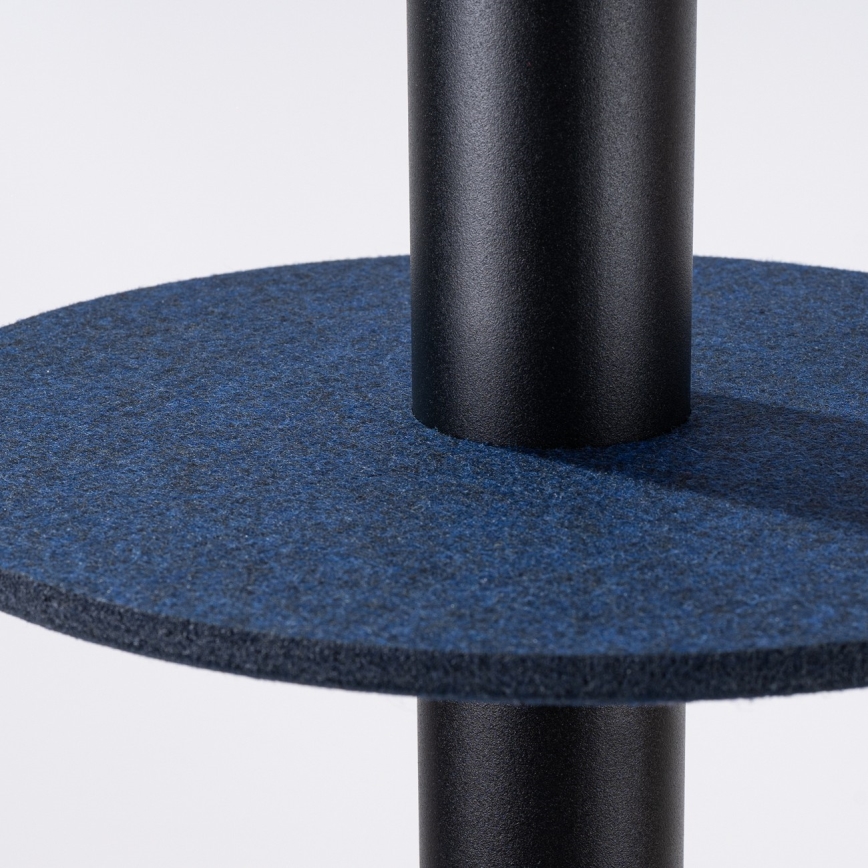 Lámpara colgante PELTA 1x GU10/10W/230V negro/azul