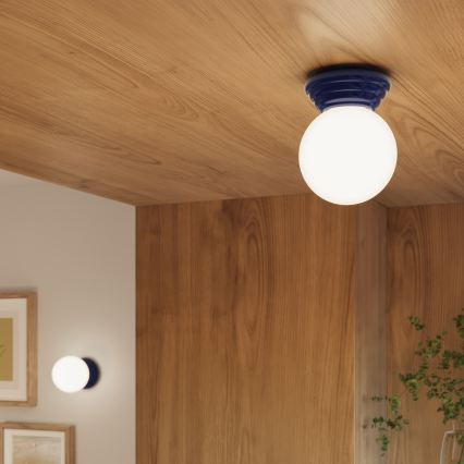 Aplique de pared para baño ZORI 1xG9/8W/230V IP44 azul