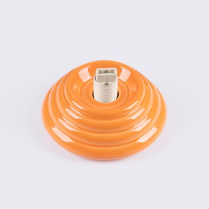 Lámpara de techo para baño ZORI 1xG9/8W/230V Ø 12 cm IP44 naranja