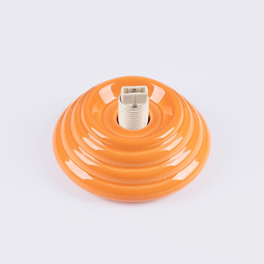 Lámpara de techo para baño ZORI 1xG9/8W/230V Ø 12 cm IP44 naranja