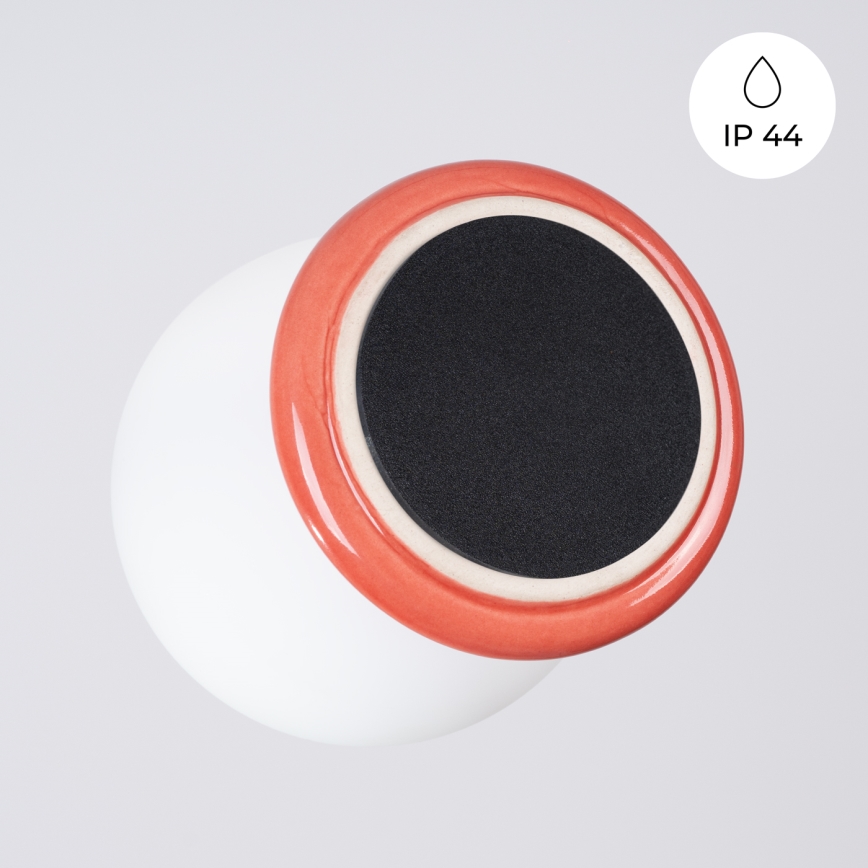 Lámpara de techo para baño ZORI 1xG9/8W/230V Ø 12 cm IP44 rosa