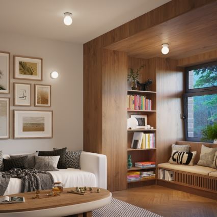 Aplique de pared para baño ZORI 1xG9/8W/230V IP44 blanco