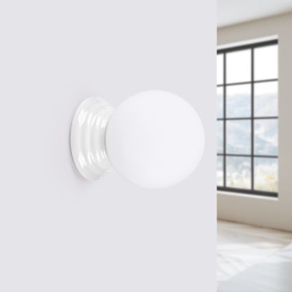 Aplique de pared para baño ZORI 1xG9/8W/230V IP44 blanco
