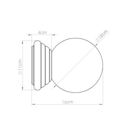 Aplique de pared para baño ZORI 1xG9/8W/230V IP44 blanco