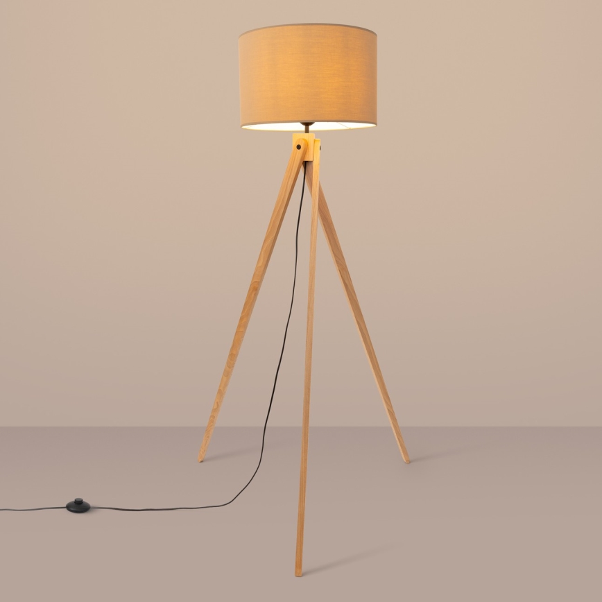 Lámpara de pie NATT 1xE27/15W/230V taupe