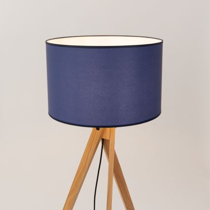Lámpara de pie NATT 1xE27/15W/230V azul