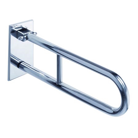 Soporte 10x25 cm acero inoxidable/plata