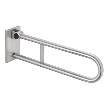 Soporte abatible 12x22,5 cm, acero inoxidable/plateado