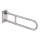 Soporte abatible 12x22,5 cm, acero inoxidable/plateado