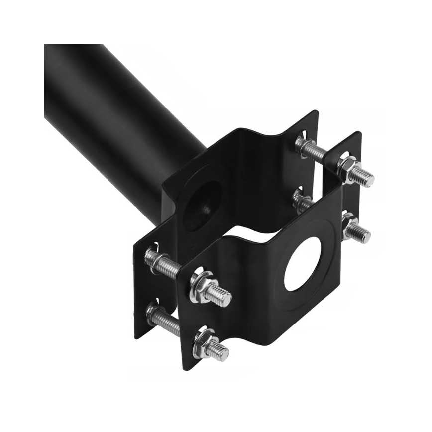 Soporte de montaje BASE para iluminación exterior, diámetro 48 mm, negro
