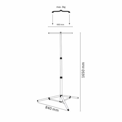 Soporte de Reflector 165 cm