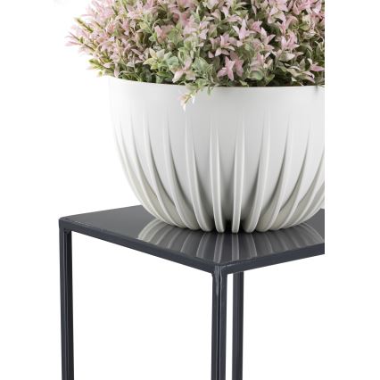 Soporte para flores 100x24 cm antracita