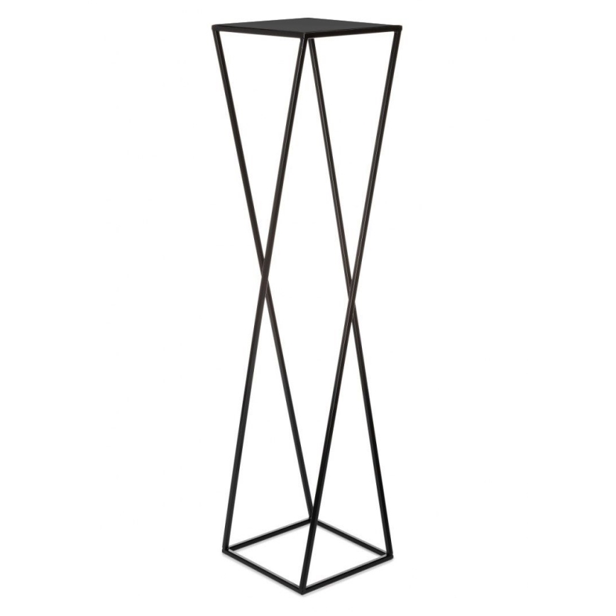 Soporte para flores 100x24 cm negro