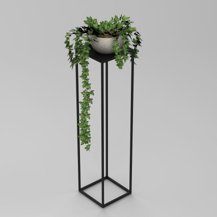 Soporte para flores 100x24 cm negro